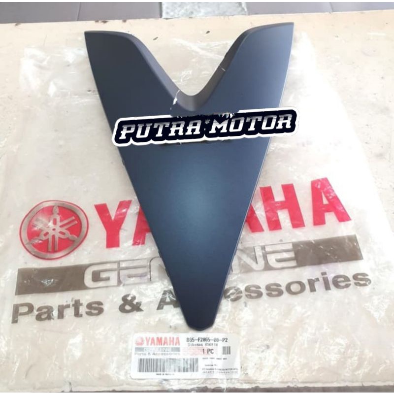 COVER DASI DUDUKAN PLAT NOPOL AEROX 2017 2019 BIRU DOFF ORI YGP