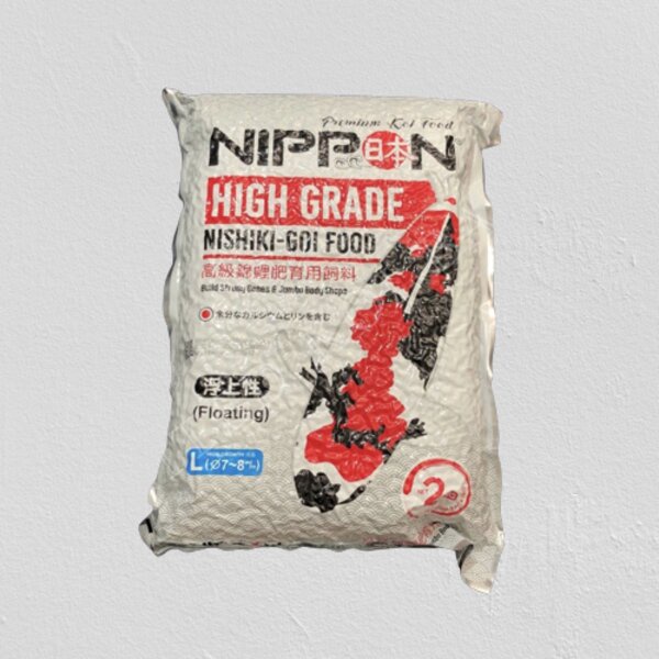 Nippon High Growth Size L 2kg 2 kg Makanan Pakan Koi Nishiki-Goi Food