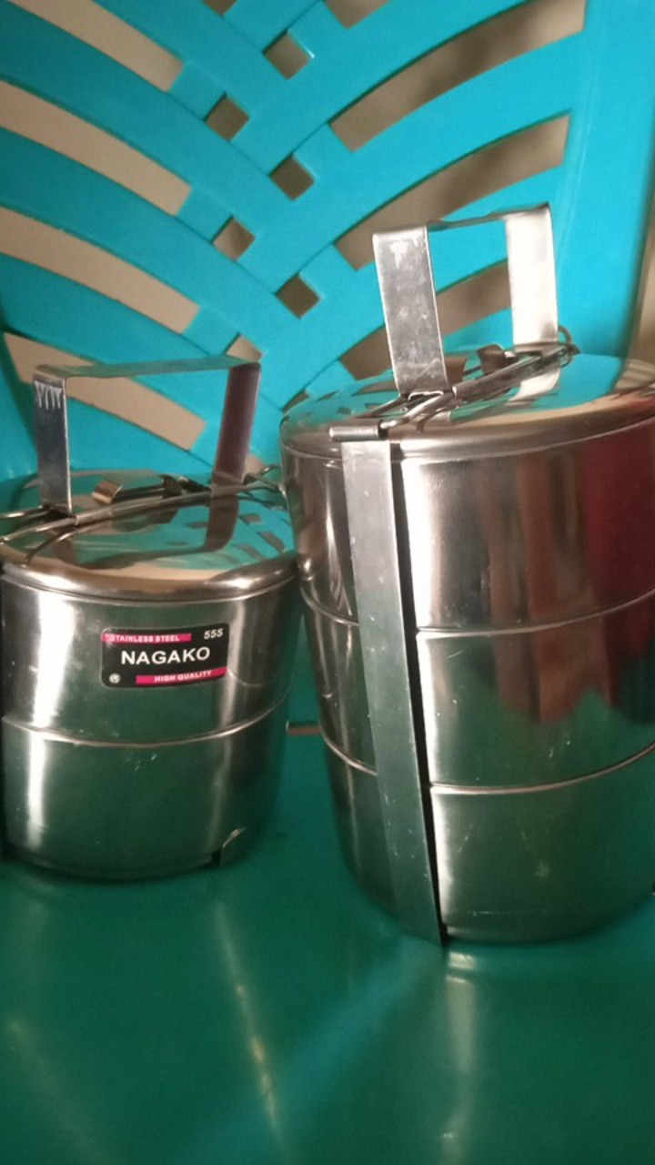 Rantang Stainless Steel 3 Susun Diameter 12cm / Rantang Kecil