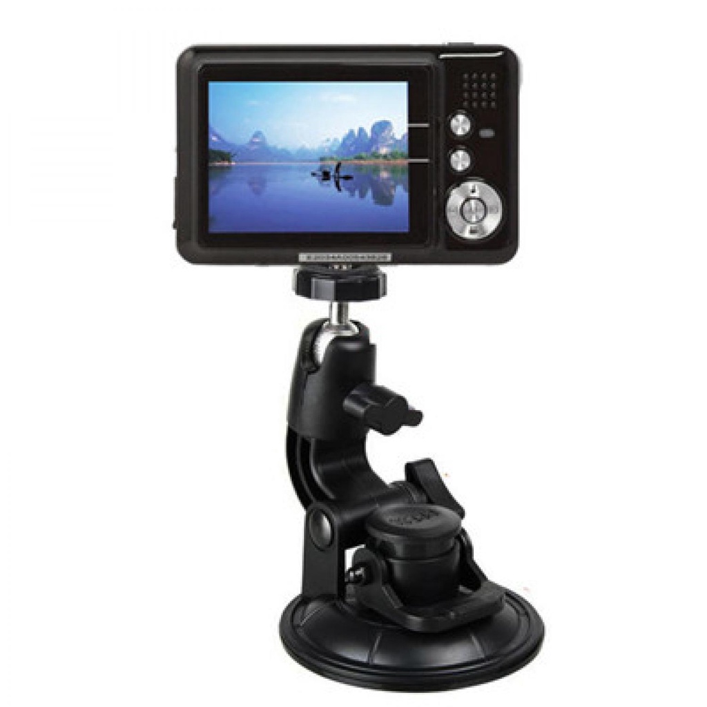 Car Window Suction Cup Tripod - XH0509-Hitam