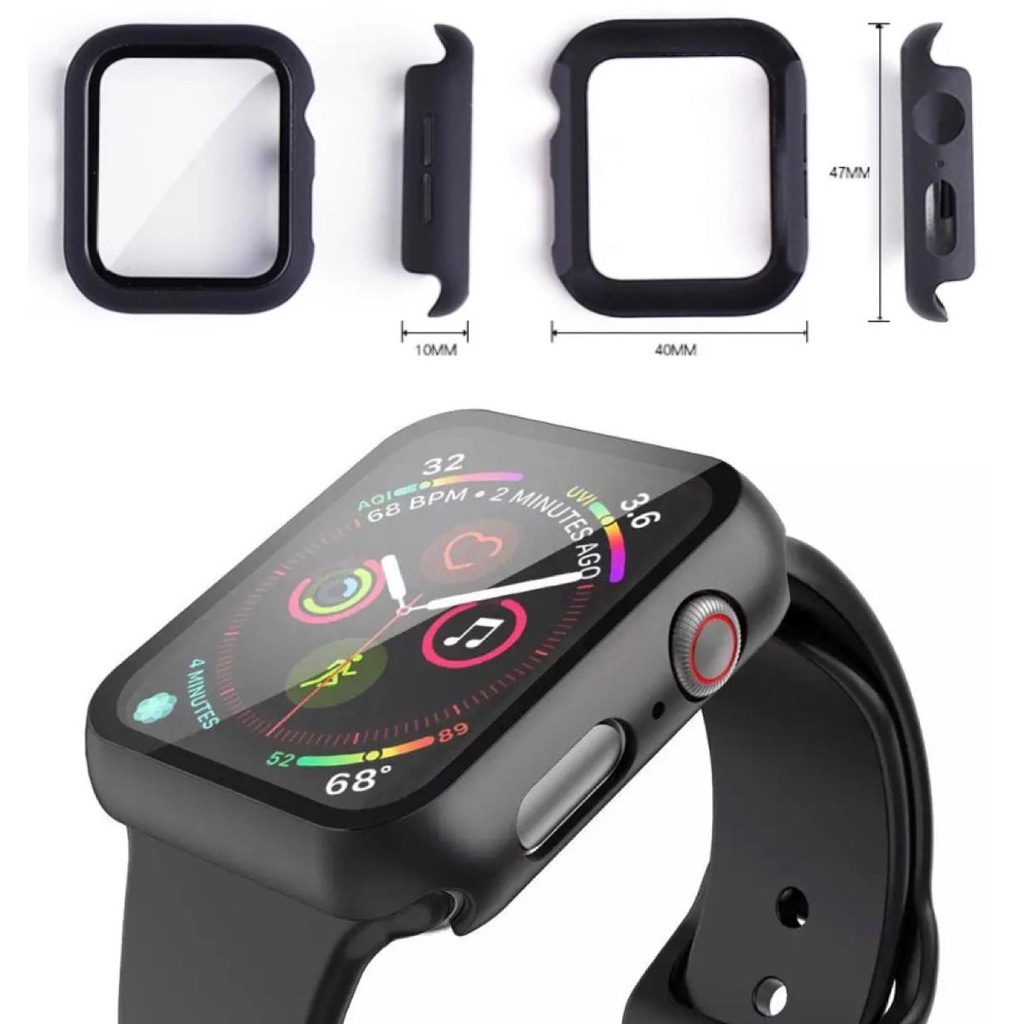 CLASSIC hard case APPLE WATCH SERI 8 / 7 (41mm / 45mm) SERI SE GEN 2 / GEN 1 (2020 / 2022) SERI 6 / 5 / 4 (40mm / 44mm) SERI 3 / 2 / 1 (38mm / 42mm) CASE dan ANTI GORES