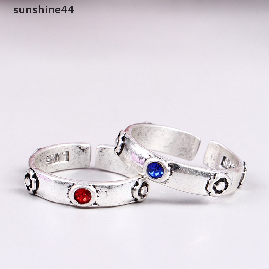 Sunshine Cincin Metal Adjustable Desain Anime Kastil Howl Sophie Untuk Unisex