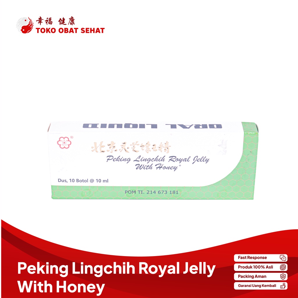 PEKING LINGCHIH ROYAL JELLY obat stamina tubuh herbal