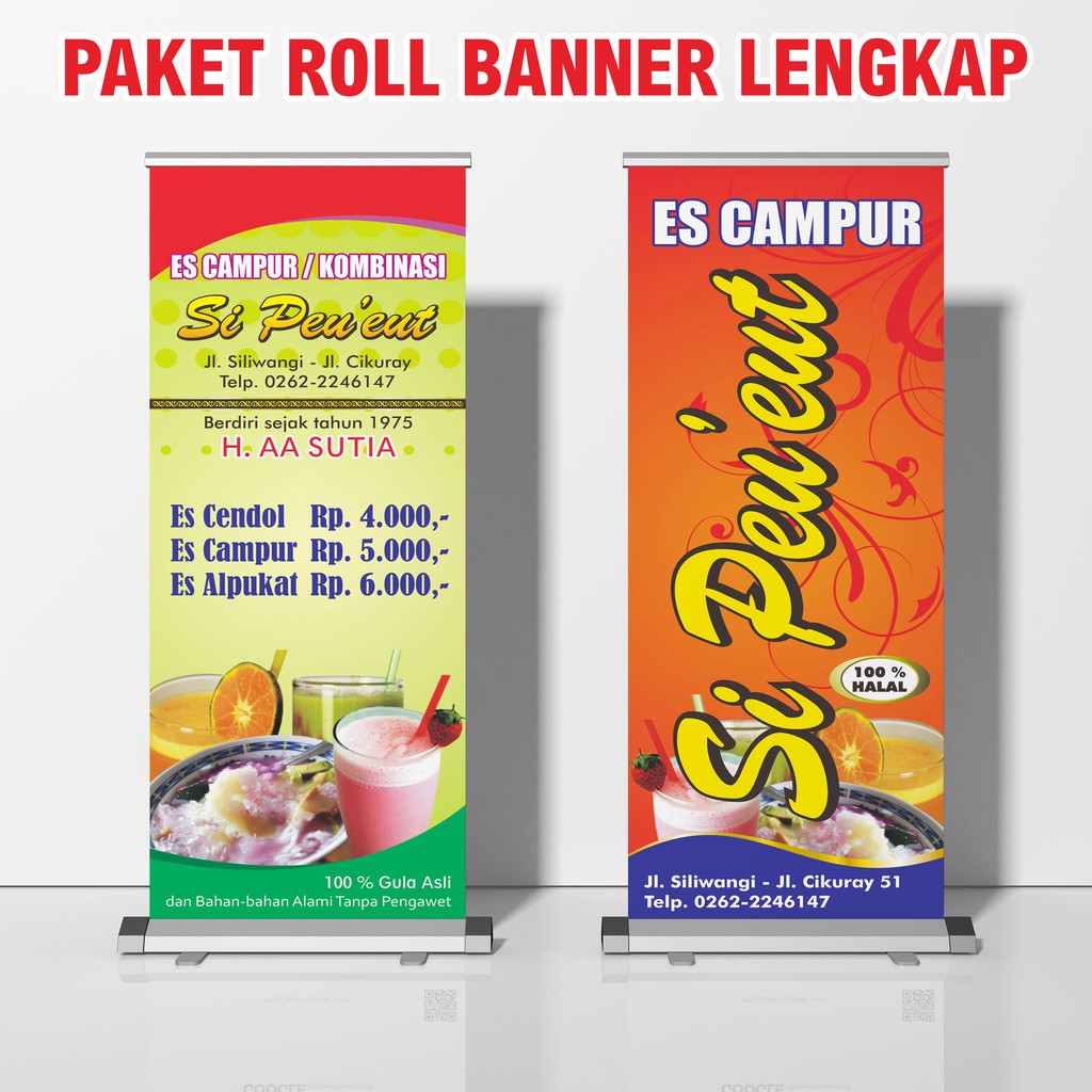 Contoh Banner Buat Es Campur kumpulan gambar spanduk