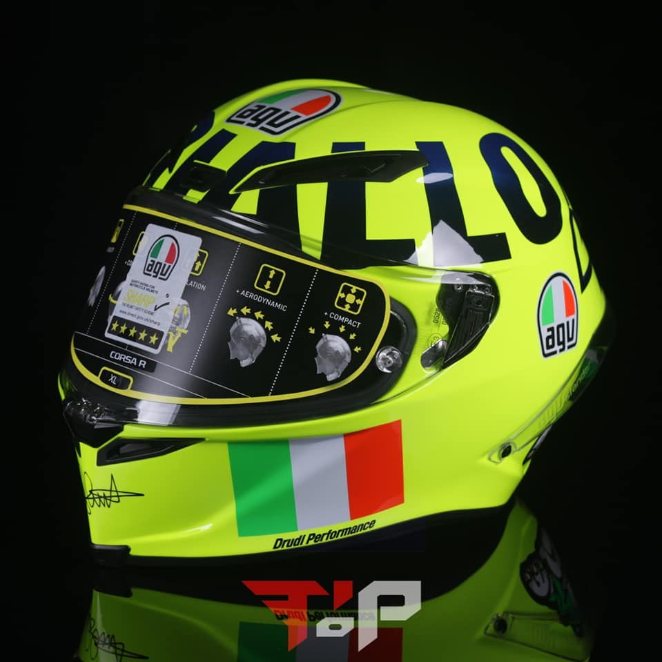 AGV CORSA R ROSSI MUGELLO 2016 LIMITED EDITION