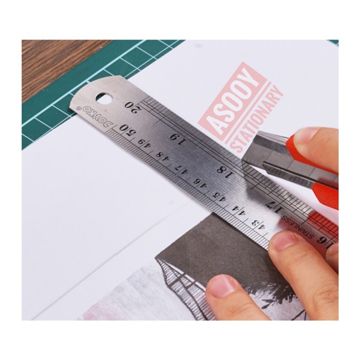 

Bagus Penggaris Besi Joyko 50 Cm / Stainless Steel Ruler Berkualitas