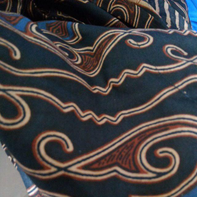 Tunic Garis Respati Batik Baju Kantoran Kondangan Kerja Seragaman Tunik Casual Ziggy Tali Sogan