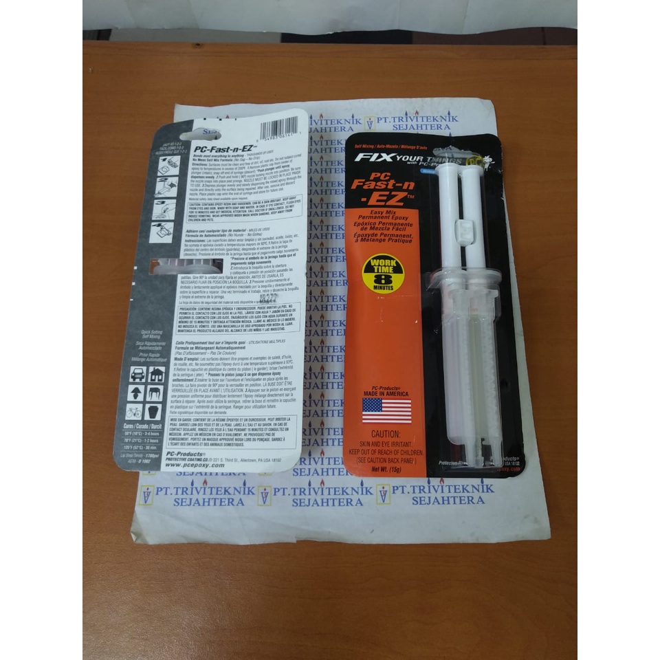 

Lem serbaguna transparan,pc fix past n ez glue epoxy usa