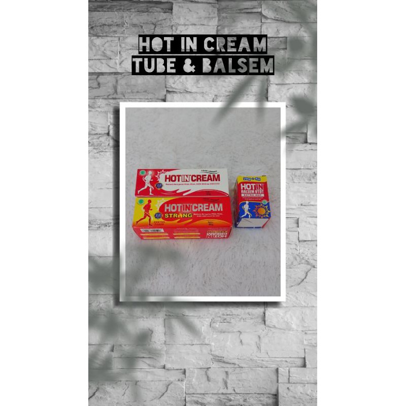 Hot in cream balsem