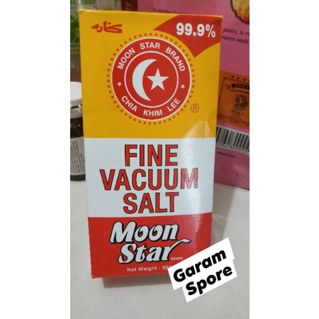 

MOON STAR FONE VACUUM SALT 500 GR SPORE garam high quality Singapore