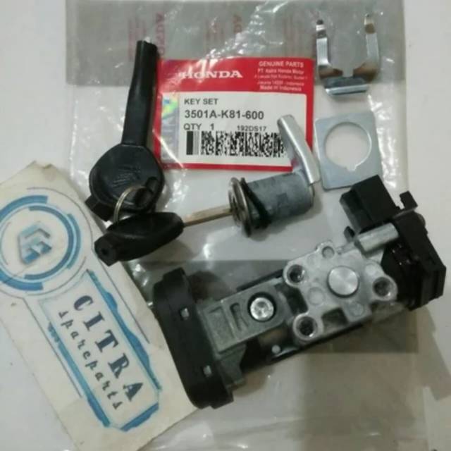 kunci kontak K81 set beat fi esp new street f1 starter halus