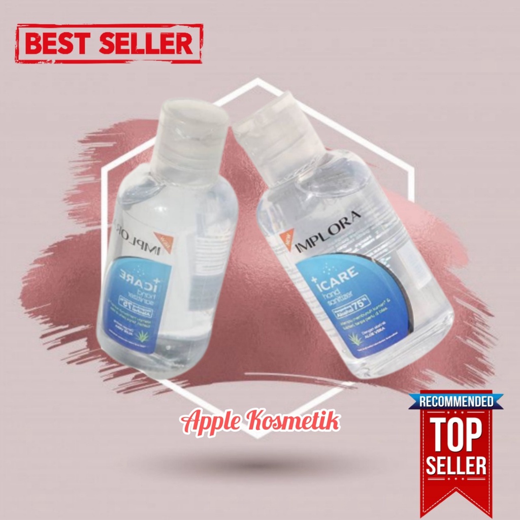 IMPLORA Icare Hand Sanitizer Gel 60 ml - Apple_Kosmetik