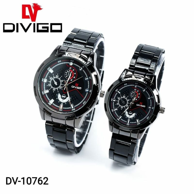 Divigo 10762 Jam Tangan Pria dan Wanita Coupel Favorit Kesukaan Sepasang Original