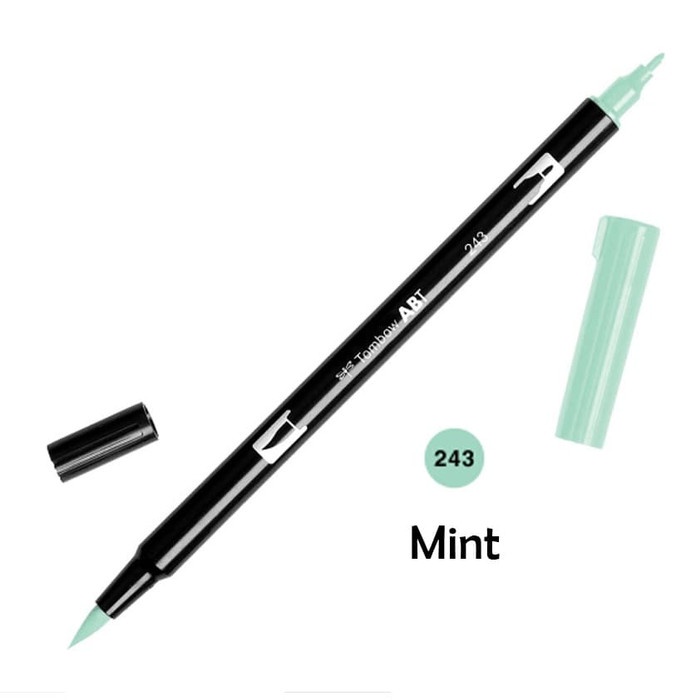 

kaligrafi-perlengkapan- abt tombow dual brush pen - 243 mint -perlengkapan-kaligrafi.