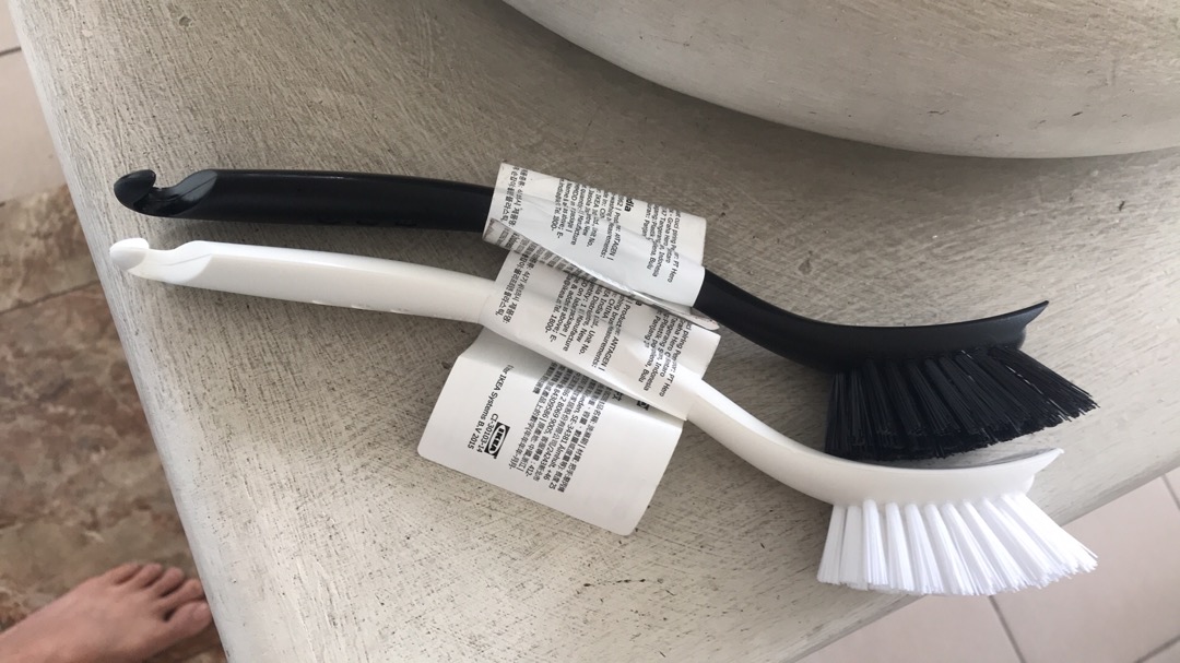 Original Ikea Antagen Sikat Cuci Piring, Wajan, Panci, Gelas, Botol, Alat Dapur, Lantai Keramik,