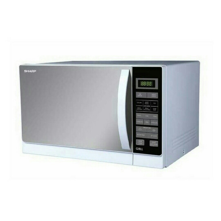 Microwave Oven with Grill Sharp 25 Liter R-728(S)IN - Silver - Garansi Resmi 1 Tahun