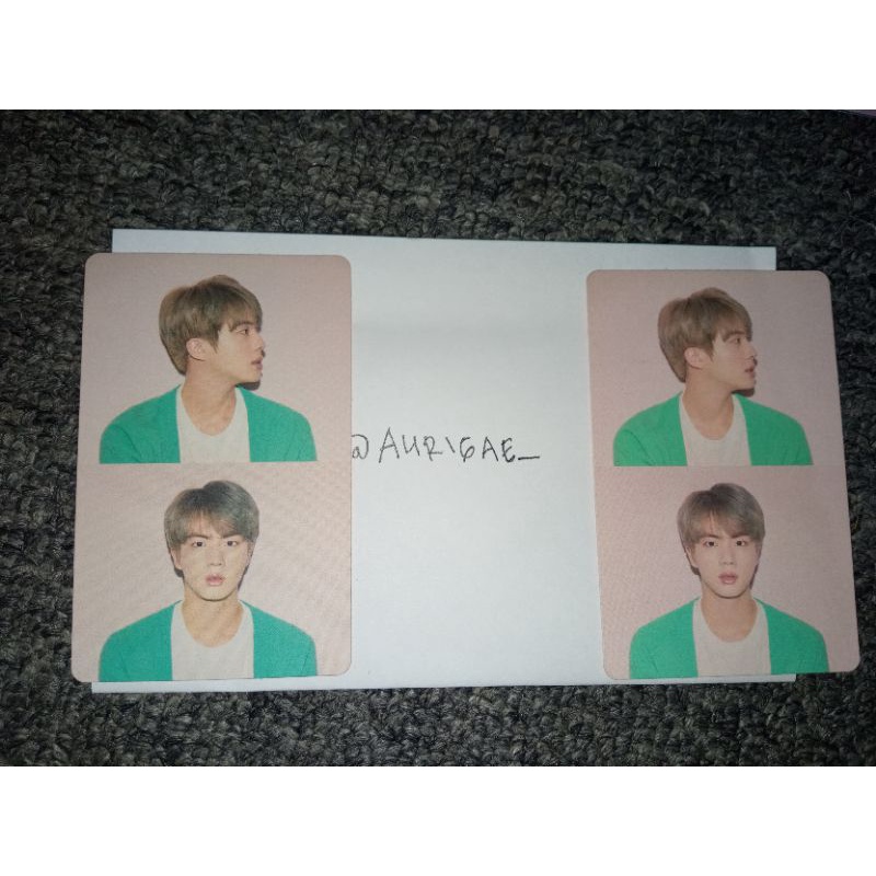 Photocard Official BTS Seokjin Persona ver 1