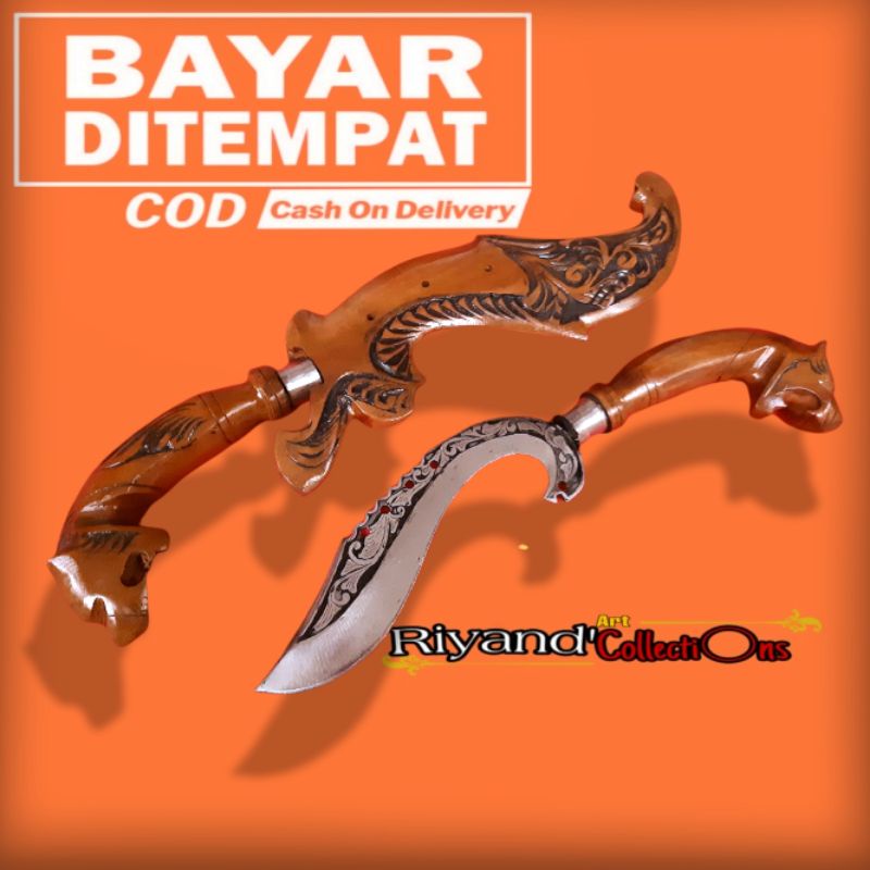 KUJANG CIUNG WANARA SILIWANGI JAWA BARAT LOBANG EMPAT TAJAM BAJA PER TIPE BLACK002