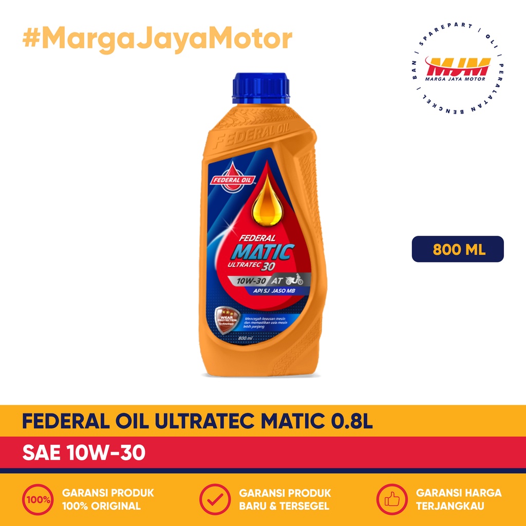 Federal Ultratec Matic 10W/30 800ml Federal Oil 0.8L