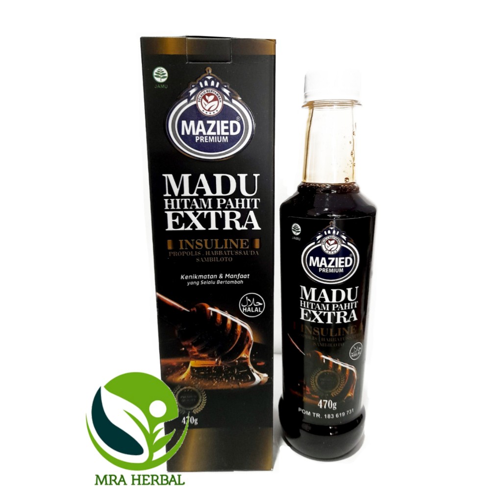 

MH Madu Hitam Pahit Extra Insulin | MAZIED | Madu Hitam | isi:470gr