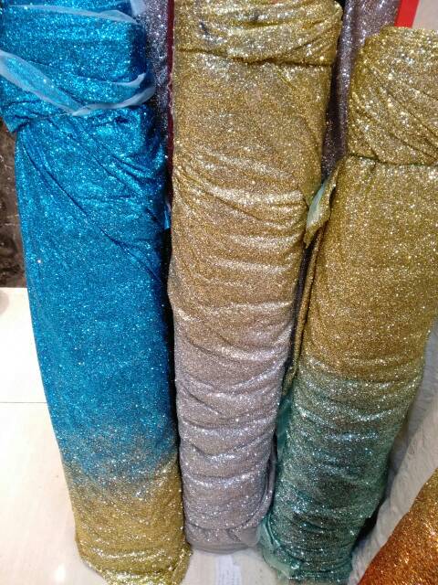 Kain sequin 2 warna