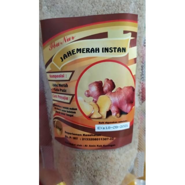 

Jahe Merah Instan