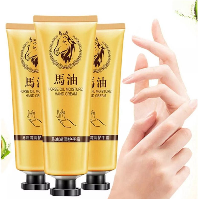 IMAGES HORSE OIL MOISTURIZING HAND CREAM PENUAN TANGAN KAKI KULIT KERING MELEMBABKAN MEMUTIHKAN 30ML