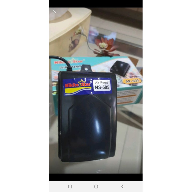 mesin aerator aquarium 2 lubang