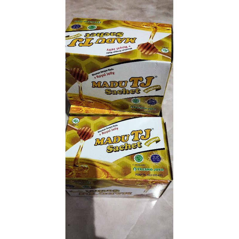 

MADU TJ SACHET BOX 12 SACHET @ 20 GRAM ORIGINAL