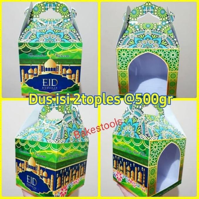 

Dus Lebaran utk 2 Toples @500 gr, isi 10 pcs