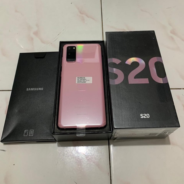 Samsung S20 Cloud Pink Resmi Indonesia Like New Itungan Hari Shopee Indonesia