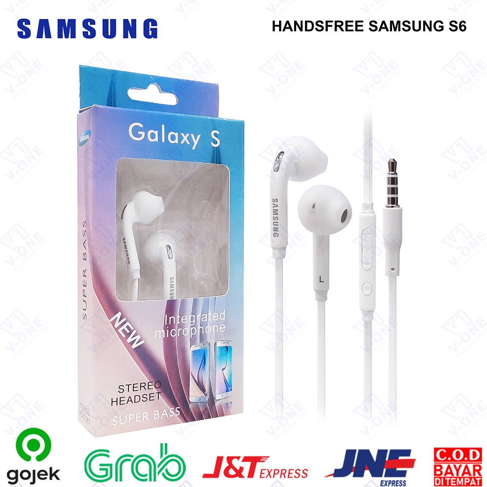 Headset Handsfree Samsung S6 S7 S7 Edge Earphone Handsfree karet ori 99 - PACKING
