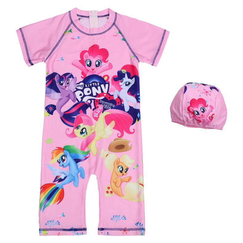  Baju  Renang  Anak  Perempuan  Model Bikini Motif Little Pony 