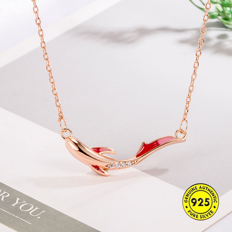 Kalung Rantai Lapis Emas 18K Anti Air Hypoallergenic Untuk Wanita