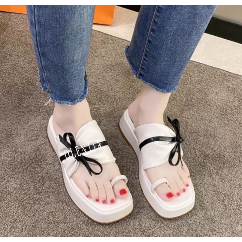 Sandal Wanita Sandal platform wedges pita DN 09