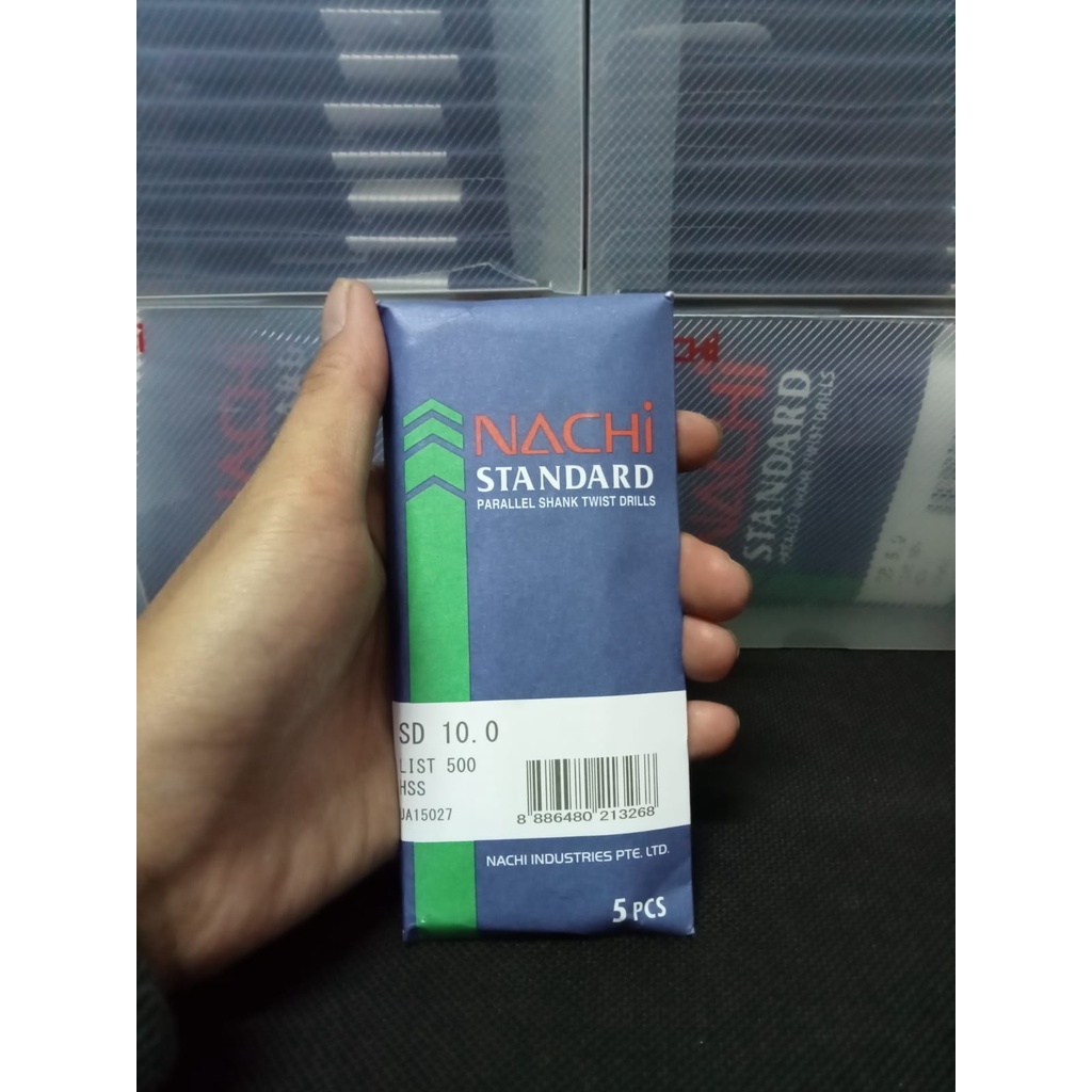 ORIGINAL !! Nachi Mata Bor Besi HSS Asli 2/ 2.5/3.0/ 3.5/4.0/ 4.5/ 5/ 5.5/ 6.0/ 8.0/ 10.0 mm (ORIGINAL 100%) HARGA PER 1 pcs