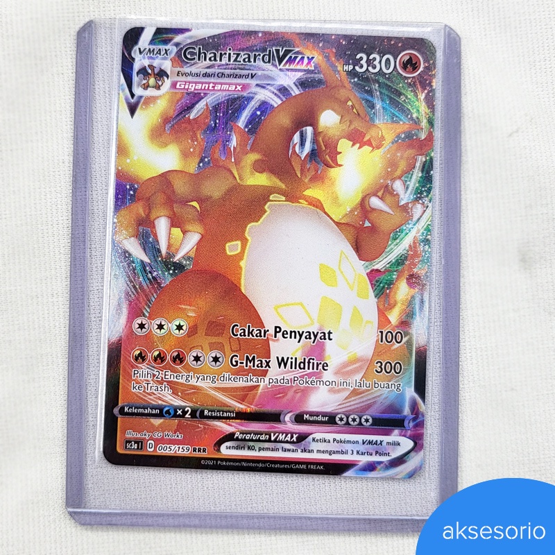 Charizard VMAX RRR - Kartu Pokemon TCG Indonesia Original (Holo/Foil)