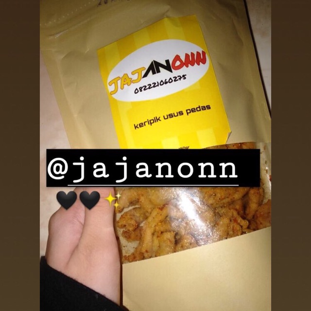 

Keripik usus pedas jajanonn