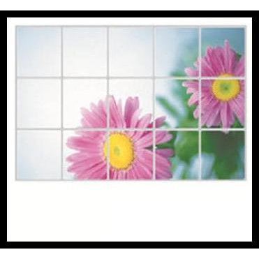 Eksklusif Stiker Wallpaper Dinding Dapur Motif 2 Kuntum Bunga