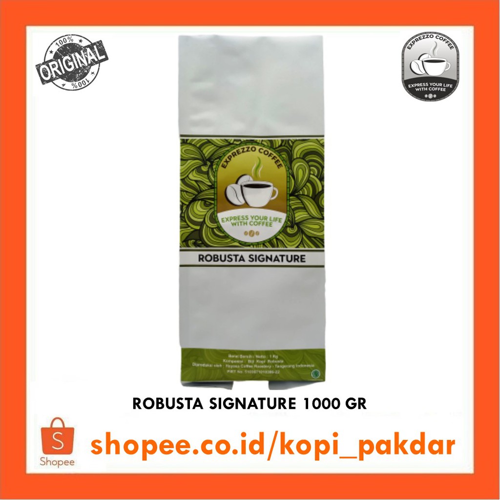 

Kopi Robusta Signature 1000 Gr (Roasted) "EXPREZZO COFFEE