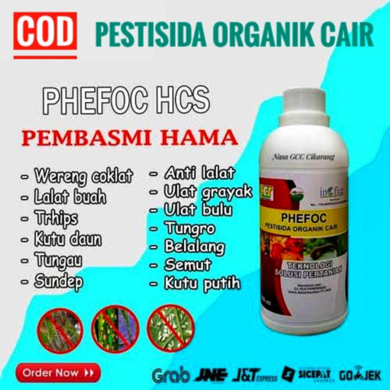 PHEFOC HCS 500 ML PESTISIDA ORGANIK CAIR