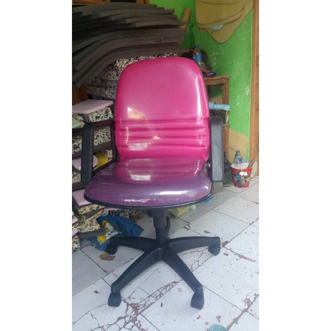 Kursi Manager custome Direktur, Warnet, komputer, Merah ungu murah