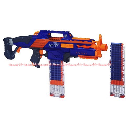 Nerf Motorized Rapid Fire Pistol Mainan Hasbro Nerf Rapidstrike CS18 Motorized Rapid Fire Blaster