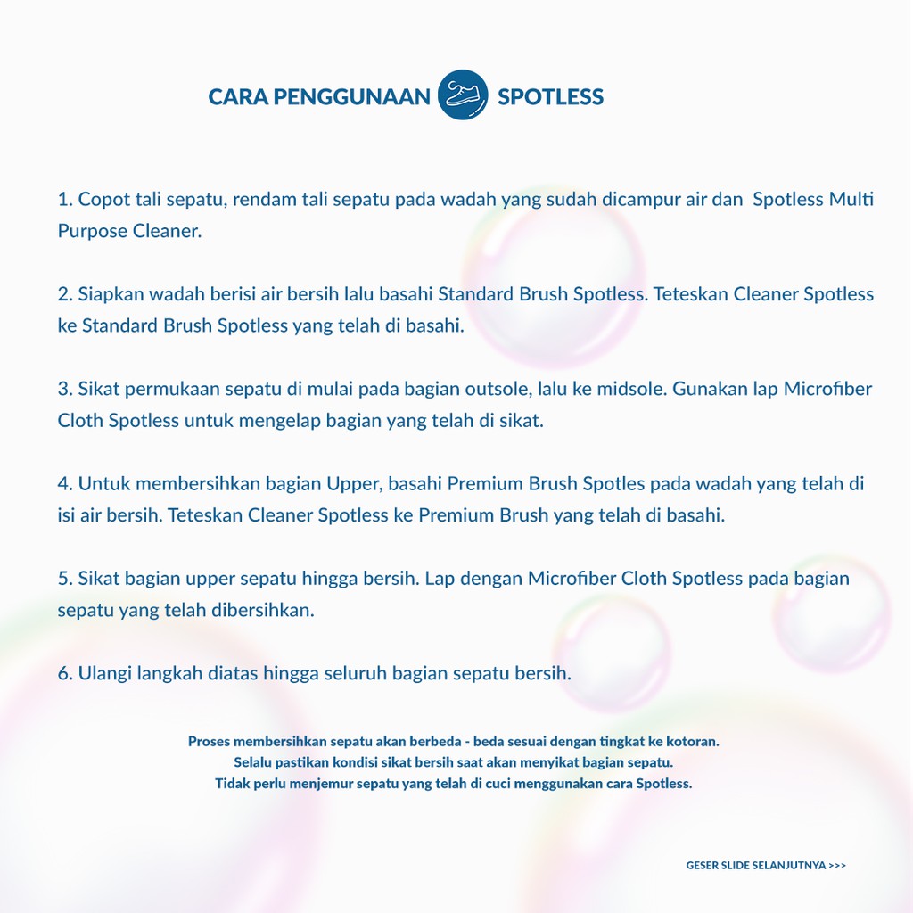 Spotless Shoe Cleaner Starter Kit - Paket Lengkap Sabun Cuci Pembersih Sepatu Kotor-4