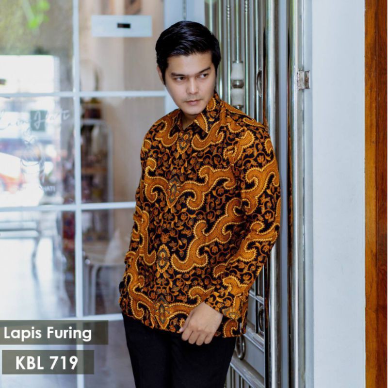 kemeja batik furing lengan panjang