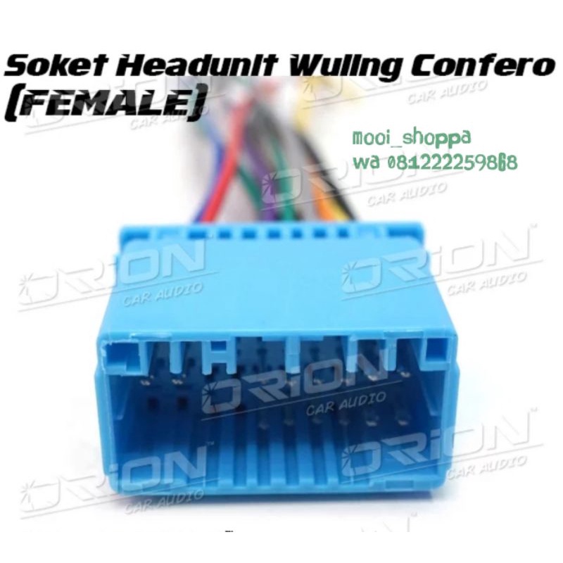 soket head unit wuling confero female
