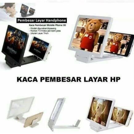 BAROKAH GAMIS FLEX FOCUS OPTICS Magnavision 3D pembesar layar HP magna vision