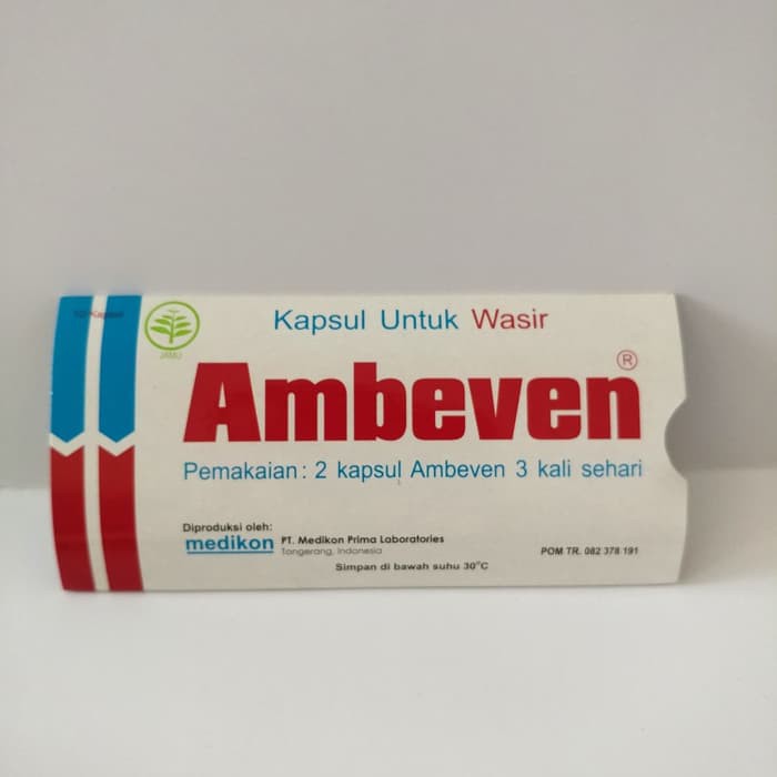 AMBEVEN isi 10 kapsul - obat wasir