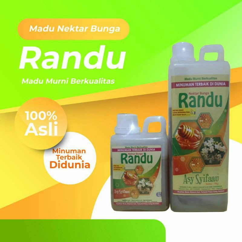 

MADU MURNI NEKTAR RANDU (telah teruji di laboratorium)