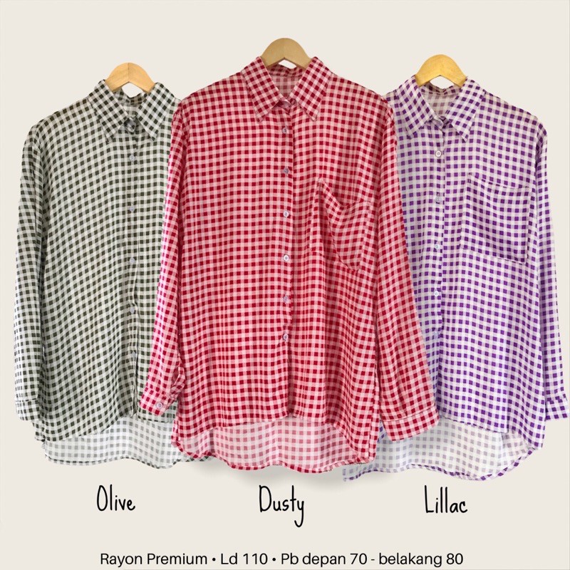 KEMEJA RAYON MOTIF - DYVA SHIRT